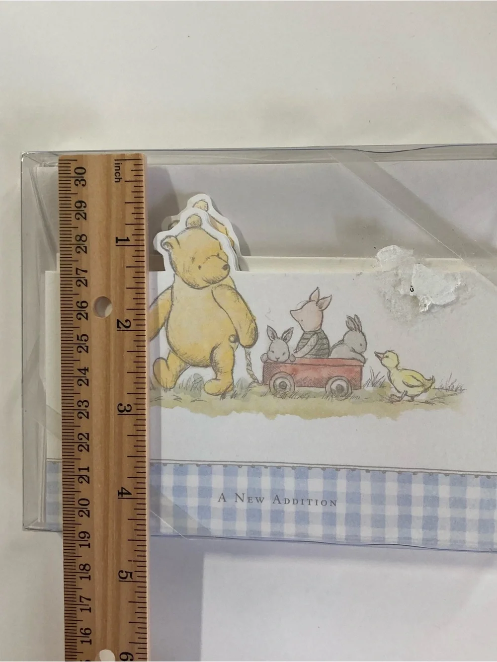 Lot - 6 pks Classic Pooh Baby Announcement 60 Cards Pink Blue Girl Boy Michel Co